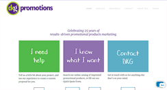 Desktop Screenshot of dkgpromotions.com